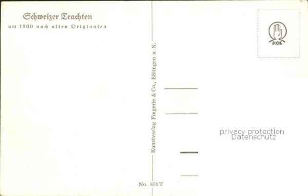 Trachten Schweiz Emmental Emmentaler Küher – Bild 2