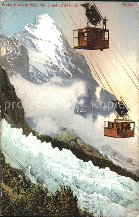 Seilbahn Wetterhorn Eiger