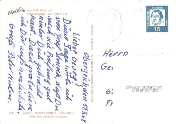 Mecki Nr. 311 Wein Fass Trauben – Bild 2