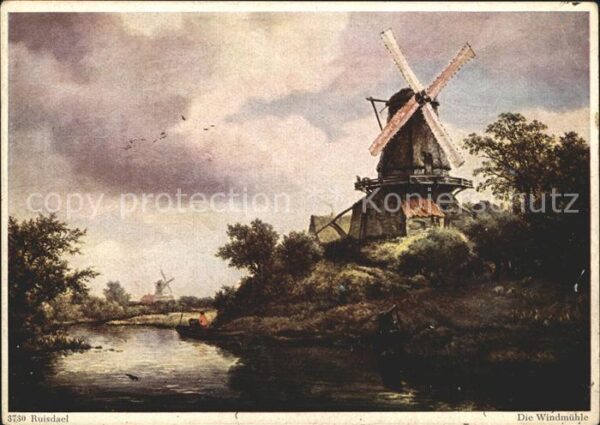 Windmuehle Jacob van Ruisdael F.-A.-Ackermann-Verl