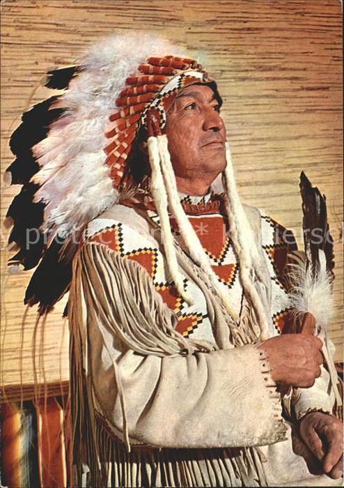 Indianer Native American Cree-Indianer-Häuptling Bären-Kind