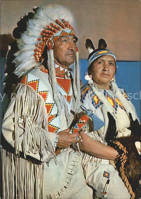 Indianer Native American Cree-Indianer-Häuptling Bären-Kind Squa