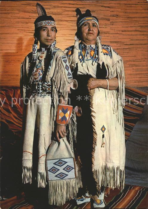 Indianer Native American Squaws Cree-Stamm Mutter Tochter