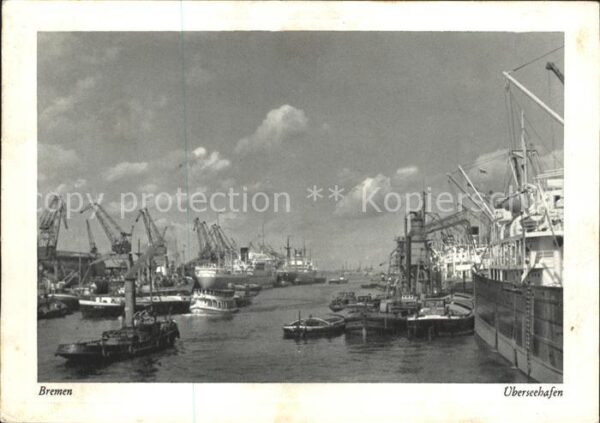 Schiffe Ships Navires Bremne Überseehafen