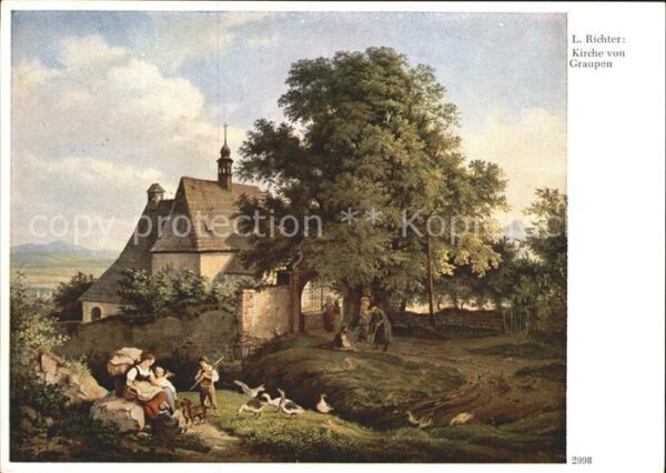Richter Ludwig Kirche von Graupen F.-A.-Ackermann-Verl