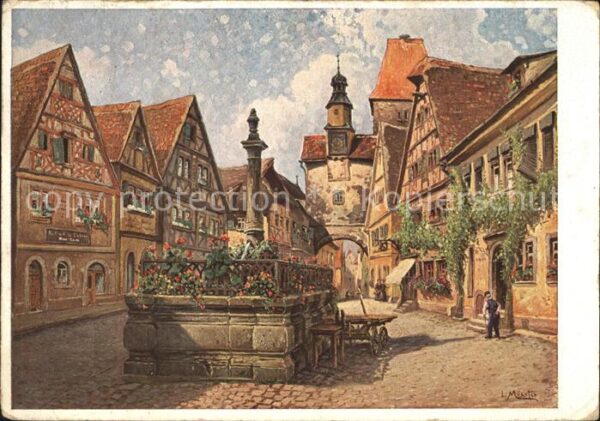Moessler L. Rothenburg ob der Tauber Markusturm