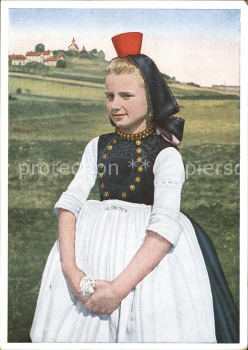 Trachten Hessen Schwalm Mädchen Sonntagstracht