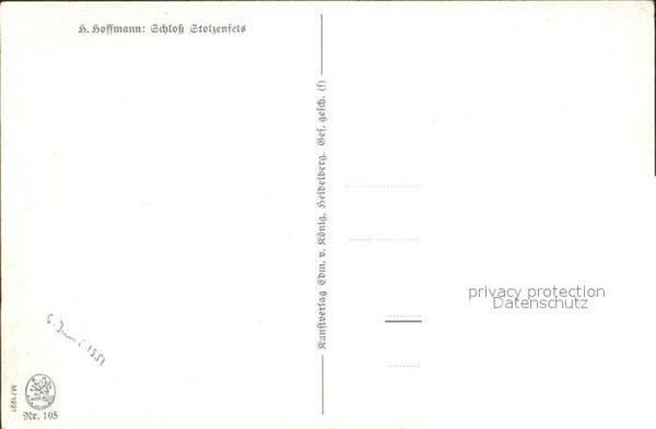 Hoffmann Heinrich Schloss Stolzenfels – Bild 2