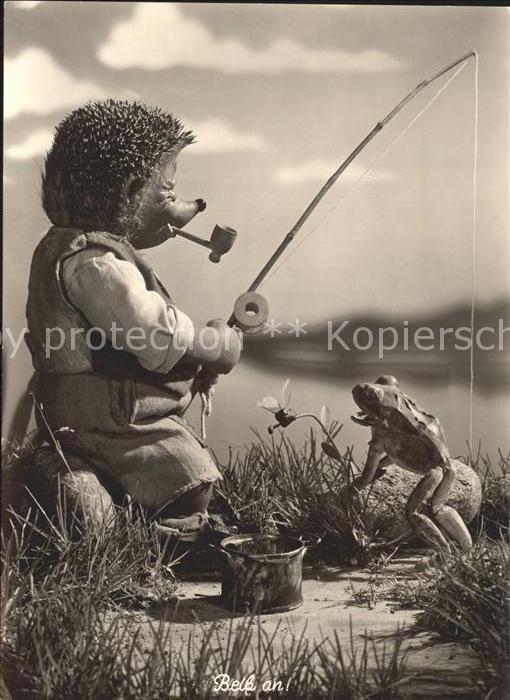 Mecki Nr. 16 Angeln Pfeife Frosch
