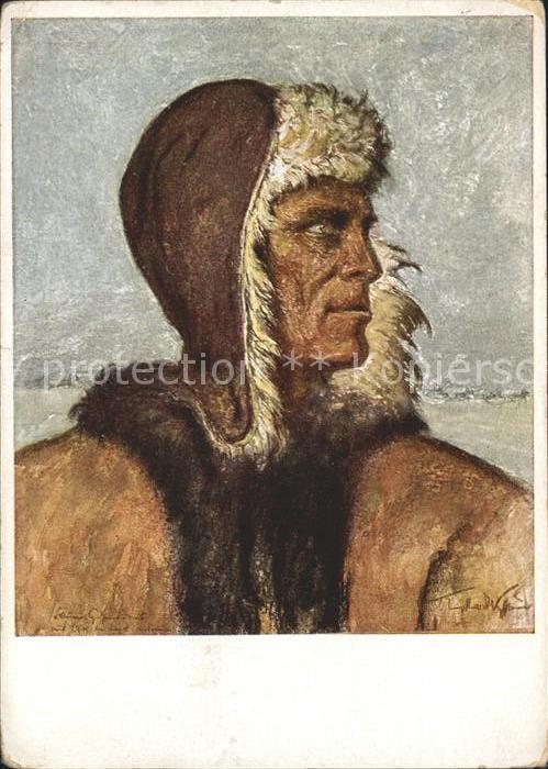 Kuenstlerkarte Otto Engelhardt-Kyffhäuser Bauer Demke