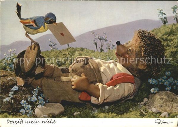 Mecki Nr. 303 Vergiss mein nicht Brief Vogel