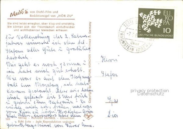 Mecki Nr. 503 Sternzeichen Fische – Bild 2