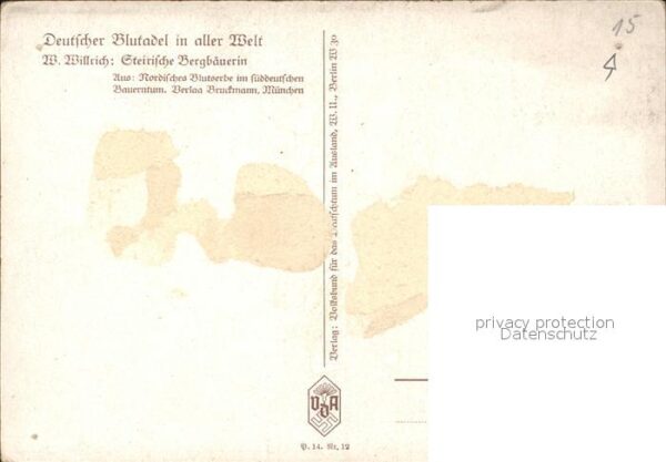 Willrich W. Steirische Bergbäuerin – Bild 2