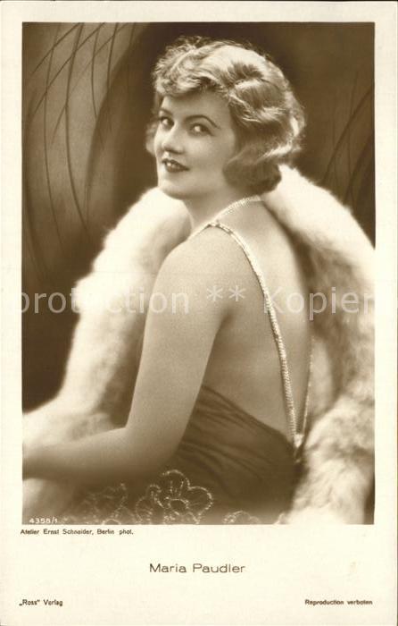 Verlag Ross Nr. 4358/1 Maria Paudler