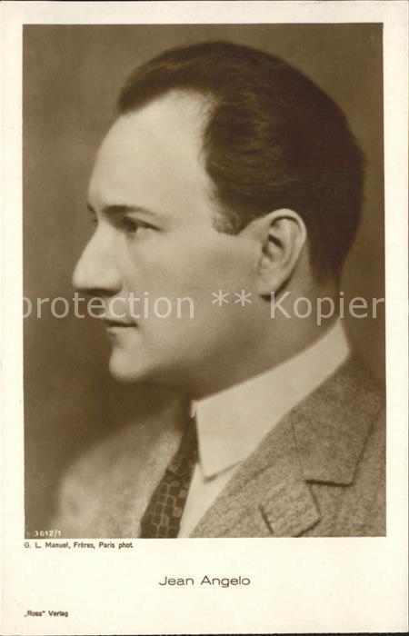Verlag Ross Nr. 3612/1 Schauspieler Jean Angelo