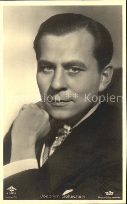 Verlag Ross Nr. 2895/1 Schauspieler Joachim Gottschalk