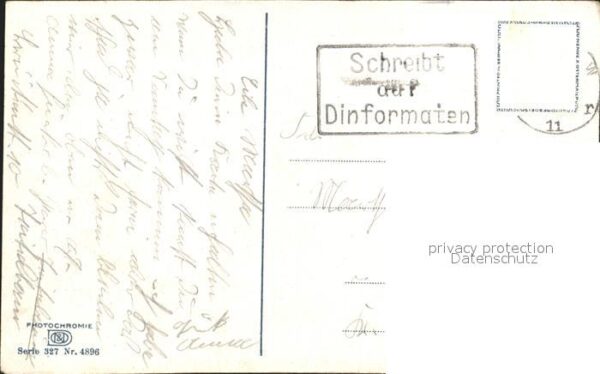 Verlag Photochromie Nr. 4896 Serie 327 Bäume Blüten Natur – Bild 2