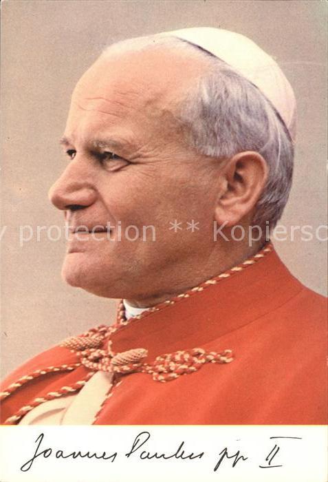 Papst Papa Giovanni Paolo II