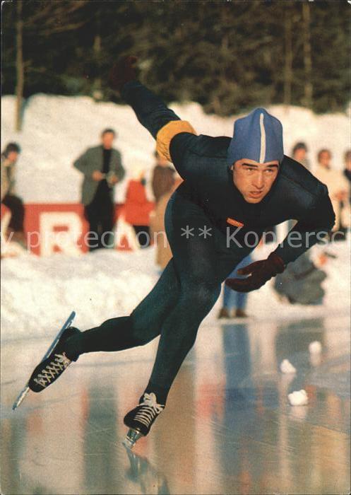 Eislaufen Schlittschuhlaufen Erhard Keller Eisschnelllauf-Sprinter