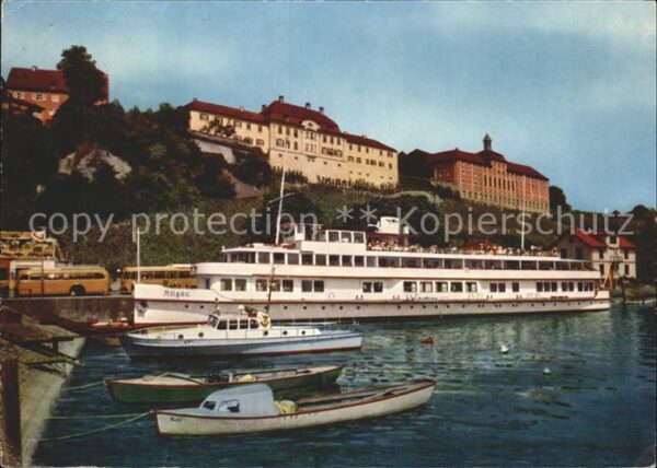 Motorschiffe Allgäu Meersburg Bodensee Hafen