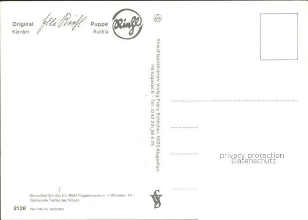 Spinnrad Puppe Elli Riehl Puppenmuseum – Bild 2