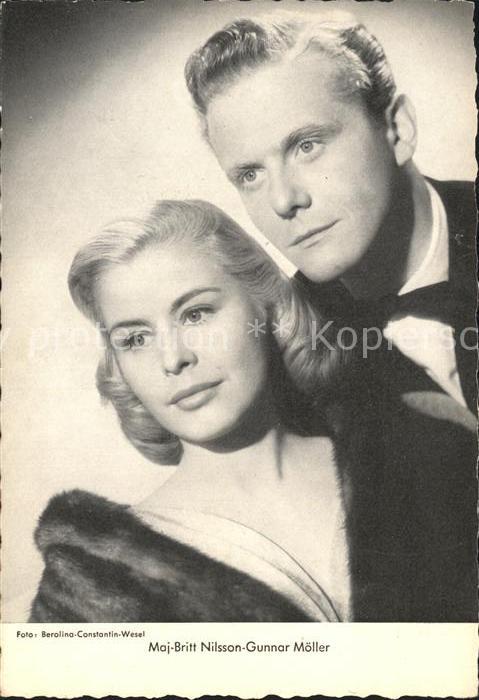 Schauspieler Maj-Britt Nilsson-Gunnar Möller