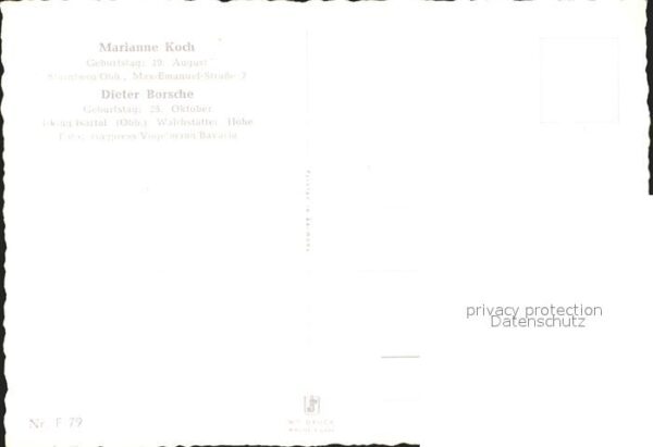 Schauspieler Marianne Koch Dieter Borsche – Bild 2