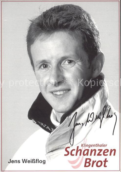 Skispringen Jens Weißflog Autogramm