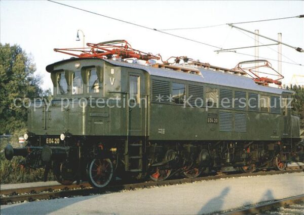 Lokomotive E 04 20 100 Jahre E-Lok Ausbesserungswe