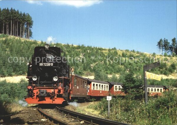 Lokomotive 99 7239-9 Harzer Schmalspurbahn Naturpa
