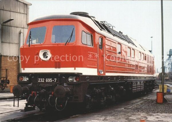Eisenbahn Reichsbahnlok 232 695-7 Betriebshof Reg
