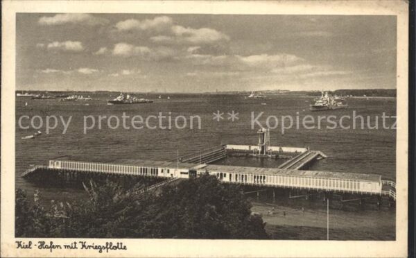 Hafenanlagen Kiel Hafen Kriegsflotte
