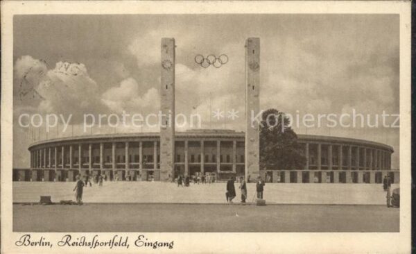Stadion Berlin Reichssportfeld Eingang