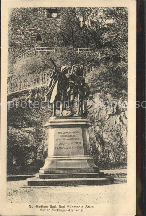 Denkmal Hutten-Sickingen-Denkmal Bad Münster am