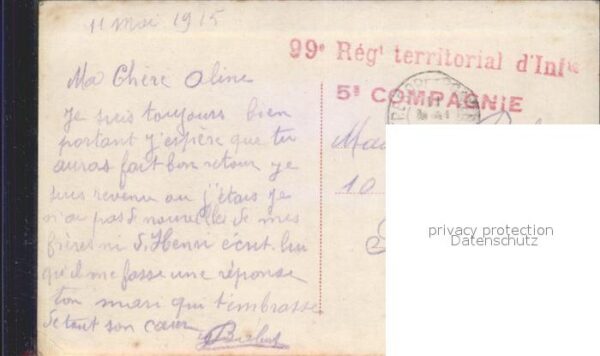 Poesie WK1 Frankreich Le Reve Foto-Furia-Nr. 309 – Bild 2