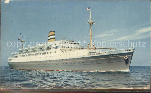 Schiffe Ships Navires S.S. Maasdam