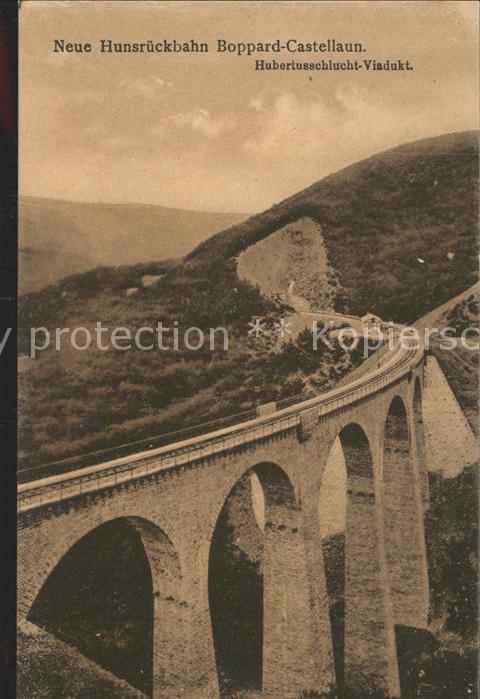 Viadukte Viaduc Hubertusschlucht Hunsrückbahn Boppard-C