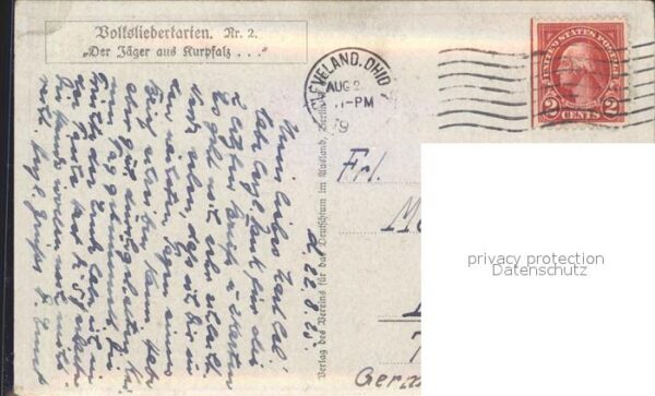 Liederkarte Der Jäger aus Kurpflaz – Bild 2