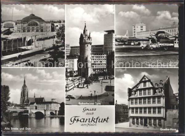 Flughafen Airport Aeroporto Frankfurt Rhein-Main Festhalle Goethe-H