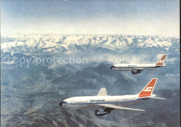 Flugzeuge Zivil Germanair Airbus A 300 B4