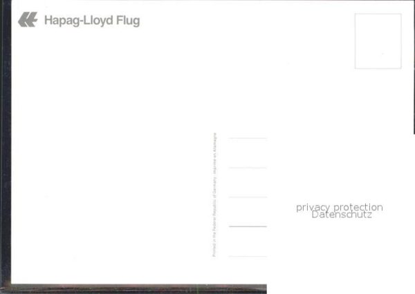 Flugzeuge Zivil Hapag-Lloyd – Bild 2