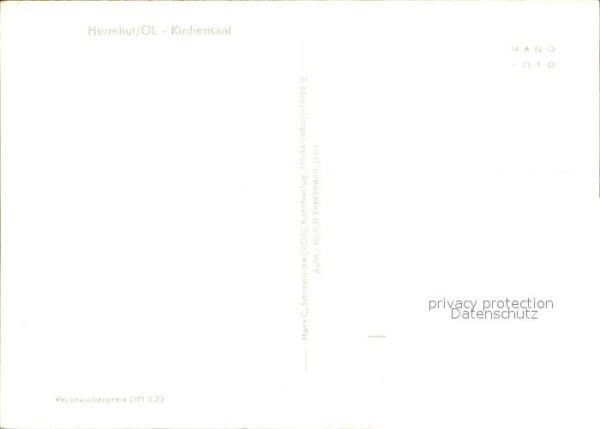 Herrnhut Kirchensaal – Bild 2