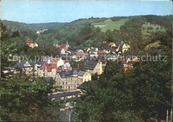 Glashuette Sachsen Blick vom Ochsenkopf