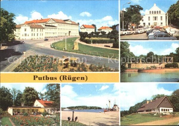 Putbus Ruegen Ernst- Thälmann- Platz Hafen Theater