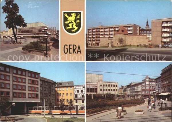 Gera Haus der Kultur Historische Stadtmauer
