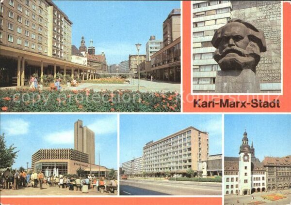 Karl-Marx-Stadt Rosenhof Karl- Marx- Allee Rathaus