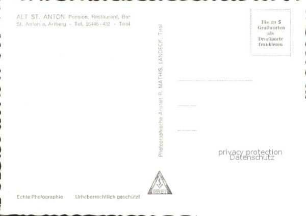 St Anton Arlberg Pension Restaurant Bar – Bild 2