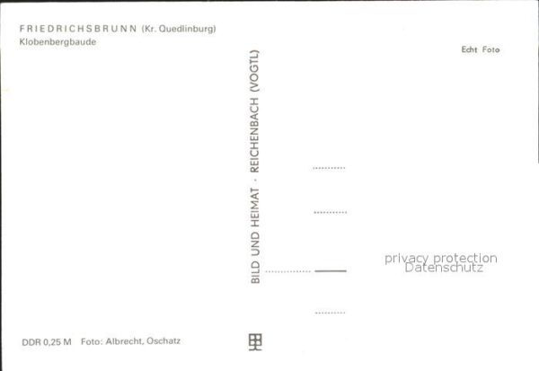 Friedrichsbrunn Harz Klobenbergbaude – Bild 2