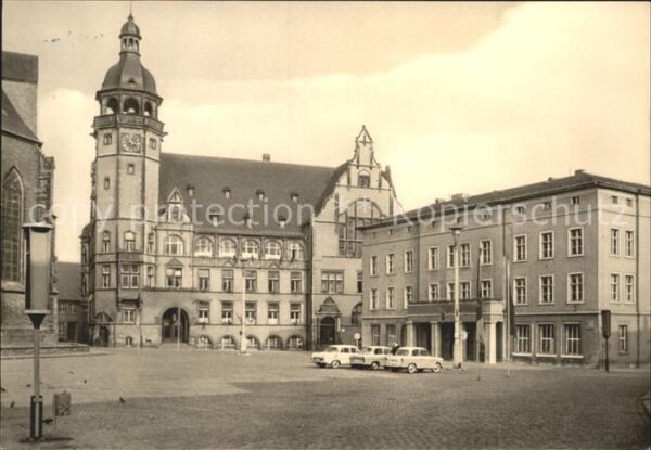Koethen Anhalt Marktplatz Rathaus Stadthaus