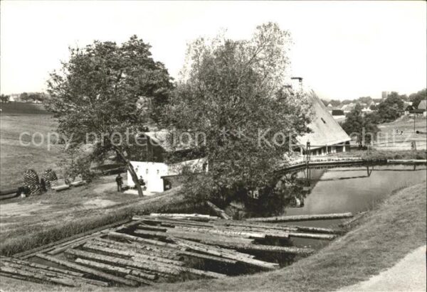 Seiffen Erzgebirge Teich Drehwerk Freilichtmuseum